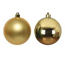 Norand KARÁCSONYFADÍSZ GÖMB SZETT ÜVEG 18 DARAB ARANY karácsonyfadísz