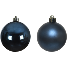 Norand KARÁCSONYFADÍSZ GÖMB SZETT ÜVEG 18DARAB ÉJKÉK karácsonyfadísz