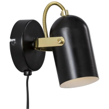 NORDLUX modern fali lámpa lotus  fekete sárgaréz nor50101003 világítás