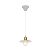 NORDLUX Torina fehér-átlátszó függesztett lámpa (NOR-2213173000) E27 1 izzós IP20
