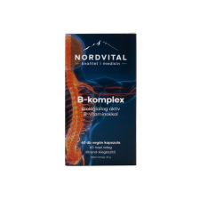 Nordvital B-komplex 60 db vegán kapszula vitamin és táplálékkiegészítő