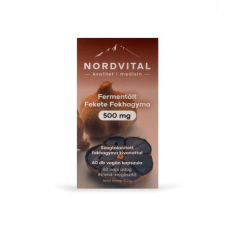 Nordvital fermentált fekete fokhagyma kapszula 60 db gyógyhatású készítmény
