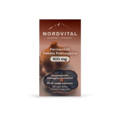  Nordvital fermentált fekete fokhagyma kapszula 60 db gyógyhatású készítmény