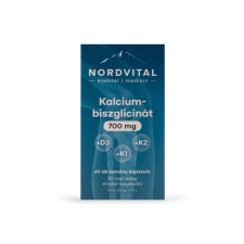 Nordvital Kalcium-biszglicinát 700mg - 60db vitamin és táplálékkiegészítő