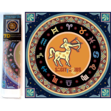 Norimpex 7D Gyémánt festés Zodiákus: Nyilas 30x30cm kreatív és készségfejlesztő