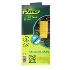 Nortene Glued Panel ragasztós rovarcsapda 24*10cm sárga 5db/csom tisztító- és takarítószer, higiénia