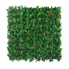  Nortene  műnövény falpanel modul vörös babérlevelekkel -Red  Lauro 100x100 cm tapéta, díszléc és más dekoráció