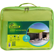 Nortene Sunnet Kit polyester napvitorla zöld 3,6 m x 3,6 m kerti bútor