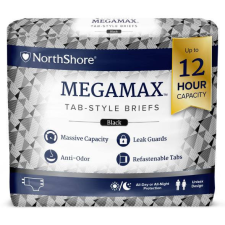 NorthShore MEGAMAX felnőtt pelenka fekete S méret csomag gyógyászati segédeszköz
