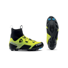 Northwave Celsius XC Arctic kerékpáros téli cipő, SPD, neon sárga, 41-es kerékpáros cipő