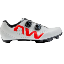 Northwave Cipő NORTHWAVE MTB REBEL 3 41,5 SZÜRKE/PIROS kerékpáros kerékpáros cipő