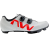 Northwave Cipő NORTHWAVE MTB REBEL 3 44 SZÜRKE/PIROS kerékpáros