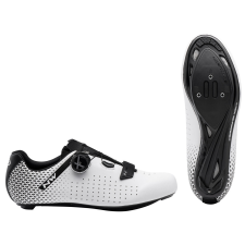 Northwave Cipő NORTHWAVE ROAD CORE PLUS 2 40,5 fehér/fekete kerékpáros kerékpáros cipő