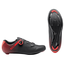 Northwave Cipő NORTHWAVE ROAD CORE PLUS 2 43,5 fekete/piros kerékpáros kerékpáros cipő