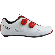 Northwave Cipő NORTHWAVE ROAD REVOLUTION 45 FEHÉR/FLUO PIROS kerékpáros kerékpáros cipő