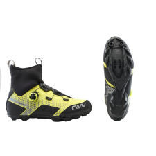Northwave Cipő NW MTB CELSIUS XC ARCTIC GTX, 45 téli, fluo sárga/fekete 80204037-41-45 kerékpáros cipő