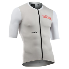 Northwave Mez NORTHWAVE ESSENCE EVO RÖVID 3XL SZÜRKE/FEHÉR kerékpáros biciklis mez
