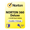  Norton 360 Deluxe + 25 GB Felhőalapú tárolás (3 eszköz / 6 Hónap) (Előfizetés) (Elektronikus licenc)