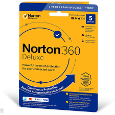  Norton 360 Deluxe - 5 eszköz / 1 év karbantartó program
