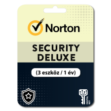 Norton Security Deluxe (EU) (3 eszköz / 1 év) (Elektronikus licenc) karbantartó program