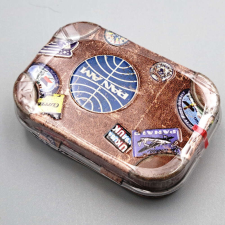 Nostalgic menta cukor Pan Am fémdoboz csokoládé és édesség
