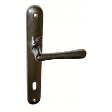 Nosztalgia Pro domború lemezes Fényes króm 90 mm WC zár és alkatrészei