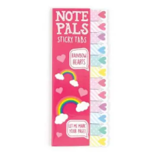  Note Pals Sticky Tabs - Rainbow Hearts (Naptár/Határidőnapló) naptár, kalendárium