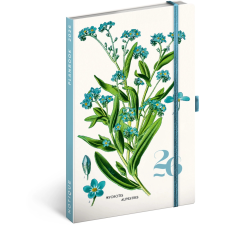  Notique Planbook napló és jegyzetfüzet Herbárium 2026, 13 x 21 cm füzet