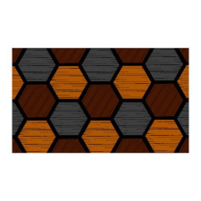 Notrax Déco Design™ Imperial Honeycomb beltéri tisztítószőnyeg, barna, 120 x 180 cm% lakástextília