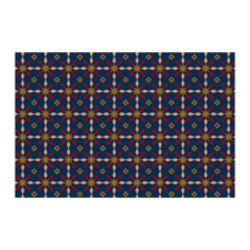 Notrax Déco Design™ Imperial Snowstar beltéri tisztítószőnyeg, kék, 120 x 180 cm% lakástextília