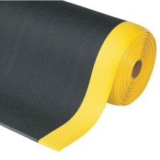 Notrax Fáradásgátló habszőnyeg, fekete/sárga, 60 x 91 cm% lakástextília