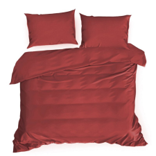  Nova3 pamut-szatén ágyneműhuzat Piros 140x200 cm - 70x80 cm 1db lakástextília