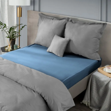  Nova3 pamut-szatén gumis lepedő Gránátkék 180x200 cm +30 cm lakástextília