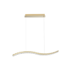 Nova Luce Aurelia arany LED függesztett lámpa (NL-9333078) LED 1 izzós IP20