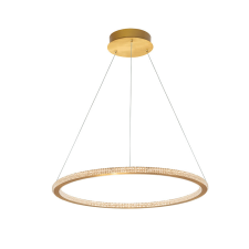 Nova Luce Cilion arany LED függesztett lámpa (NL-9011138) LED 1 izzós IP20 világítás