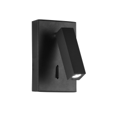 Nova Luce Dona fekete LED spotlámpa (NL-9081352) LED 1 izzós IP20 világítás