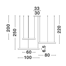 Nova Luce Elgema LED NL-9530215 függeszték világítás