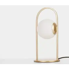 Nova Luce Hook LED asztali lámpa arany világítás