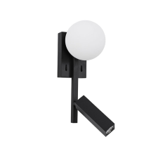 Nova Luce Joline fekete-fehér LED falikar (NL-9919530) LED 1 izzós IP20 világítás