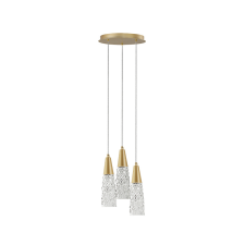 Nova Luce Kovac sárga függesztett lámpa (NL-9160193) G9 3 izzós IP20 világítás