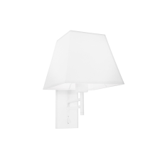 Nova Luce Logan fehér falikar (NL-8126161) E27+LED 1 izzós IP20 világítás