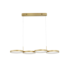 Nova Luce Magnus arany LED függesztett lámpa (NL-9248118) LED 1 izzós IP20 világítás