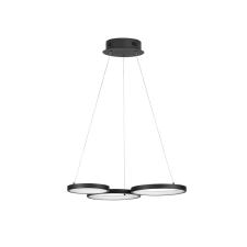 Nova Luce Magnus fekete LED függesztett lámpa (NL-9248115) LED 1 izzós IP20 világítás