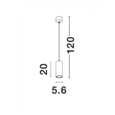 Nova Luce NL-9419421 AILA függesztett lámpa 10W világítás