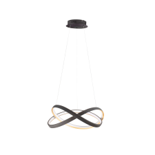 Nova Luce Odrey fekete LED függesztett lámpa (NL-9756717) LED 1 izzós IP20 világítás