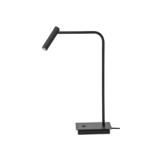 Nova Luce Sicily fekete LED asztali lámpa (NL-7140182) LED 1 izzós IP20 világítás
