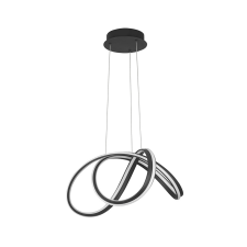 Nova Luce Truno fekete függesztett lámpa (NL-9104722) LED 1 izzós IP20 világítás
