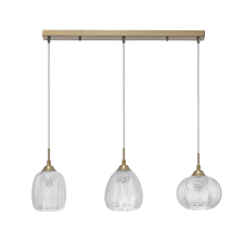 Nova Luce Vario sárga függesztett lámpa (NL-9191543) E27 3 izzós IP20 világítás