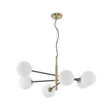 Nova Luce Vitra sárga függesztett lámpa (NL-9143306) G9 6 izzós IP20 világítás