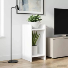  Növényállvány Fehér 30 x 30 x 60 cm Mérnöki fa kerti dekoráció